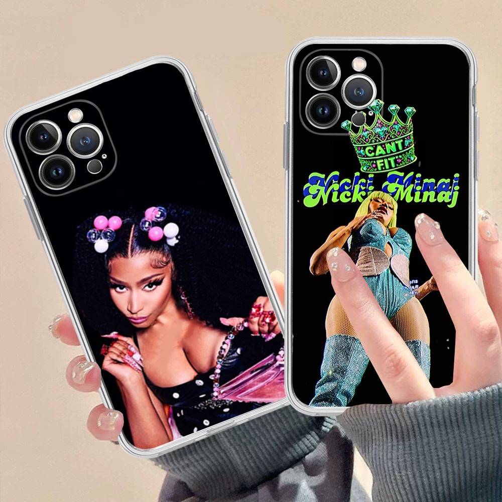 Nicki Minaj Rapper Handyhülle, passend für iPhone 16, 15 Pro Max, iPhone 14, 11, 12 High End, 13 Pro, Silikon