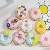 Cartoon Donut Trendy Handpainted Resin Material Summer 2021 Collection