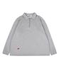 Akau Oversized Half-Zip Sweatshirt (Melange Grey)