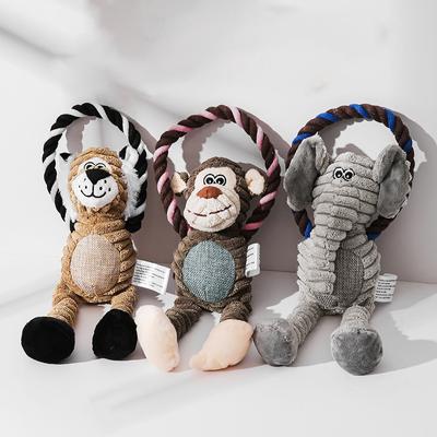 Dog Plush Bite Long-legged Elephant Monkey Lion Anti-grit Teeth Accompany Gift