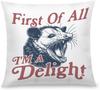 Funny Rat Pillow Covers Cushion Decor Throw Pillow Case Novelty Animal Accent Home Decor Goods 40x40cm Decorative Cushion Case