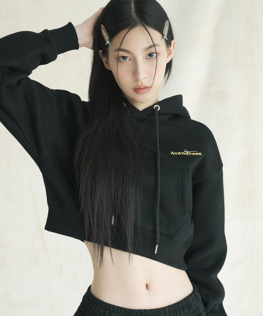 G.G. Crop Hoodie - 4Col