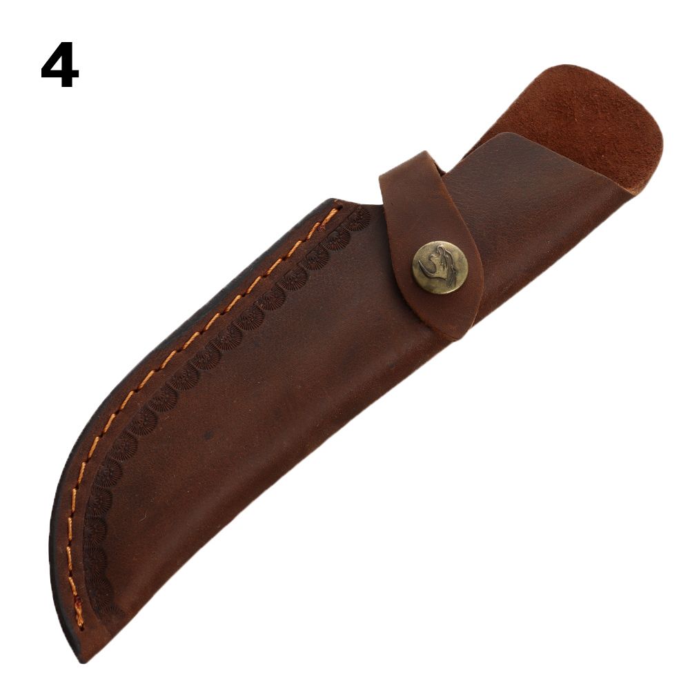 Outdoor Equipment Leather Sheath Holder Pocket Hunt Flashlight Case Camp Outdoor Carry Belt Loop Case Fold Knife Tool