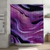 Luxury Purple Galaxy Shower Curtain Waterproof Bathroom Decor Fabric Backdrop Extra Long Size for Bathtub Spa Showers