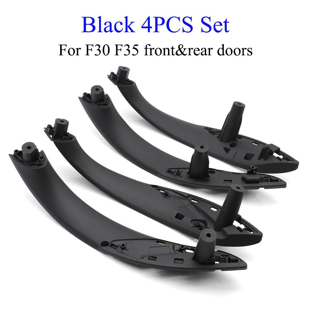 

4 шт./2 шт. внутренняя левая и правая дверная ручка, набор накладок для BMW 3 4 серии F30 F31 F32 F33 F34 F35 F36 2013-2018 Black F30 F35 Set