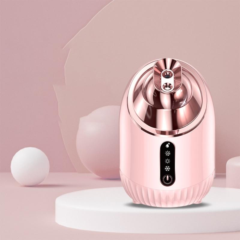 Skin Hot and Cold Face Steamer for Facial Deep Cleaning Pore Cleaner Moisturizes Calms Dry Skin Vaporizer for Spa Gifts