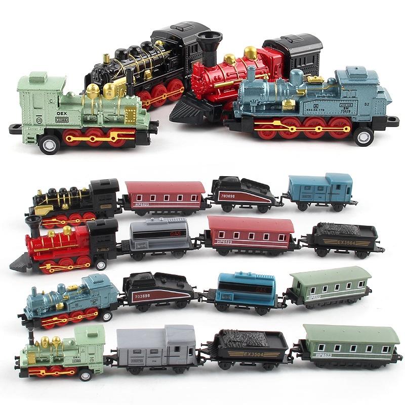 Luxurious Mini Steam Smoke Train Set Perfect Christmas Gift For Kids Deluxe Set