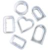 Hydroponic Mould Flowerpot Vase Epoxy Resin Crystal Glue Molds Round Square Heart Test Tube Flower Breeding Silicone
