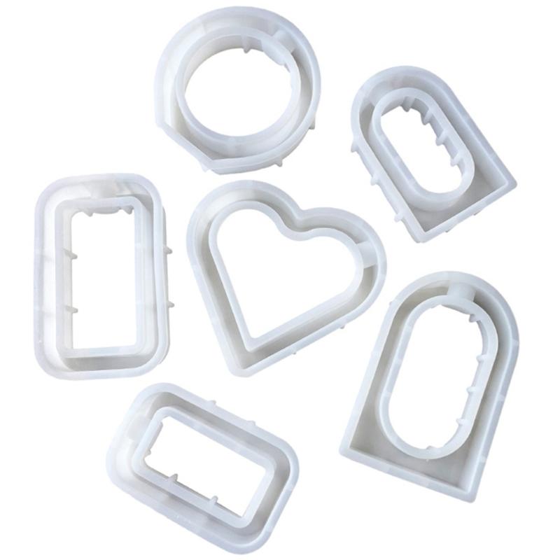 Hydroponic Mould Flowerpot Vase Epoxy Resin Crystal Glue Molds Round Square Heart Test Tube Flower Breeding Silicone