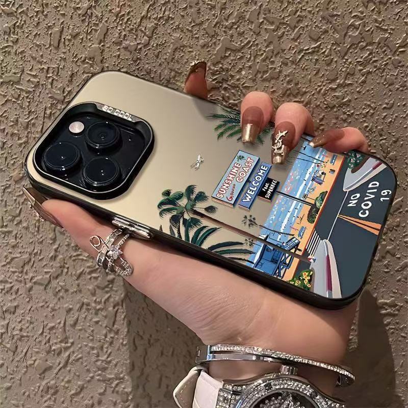 New Beach Seaside Suitable Iphone17 Mobile Phone Case Apple 16promax/15 Anti-drop 14pro13 Europe and America