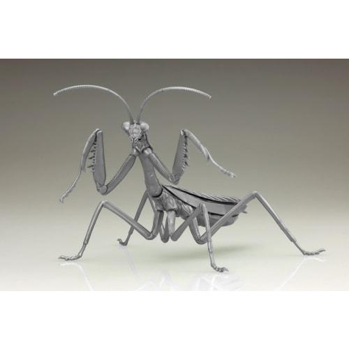 Free Research Series No. 23 EX-4 Living Creatures Giant Praying Mantis (Metallic Silver) Plastic Model