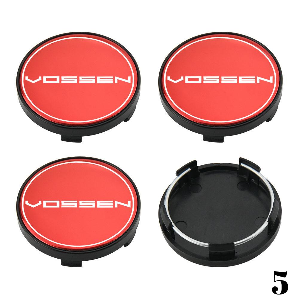 Emblem VOSSEN Mittelkappe 58mm 60mm Radkappe Nabenkappe 62mm 63mm Radkappe 65mm JDM Styling Sportfelge Reifen Autozubehör