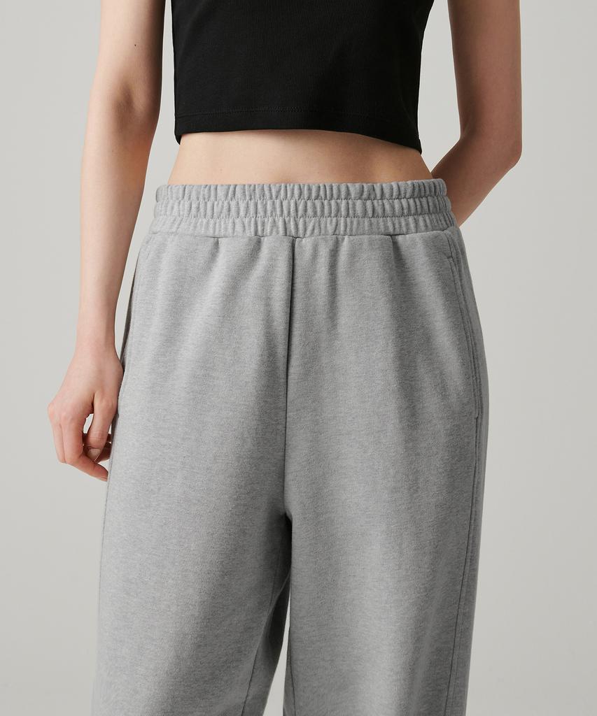 MUSINSA STANDARD WOMAN Women'S Wide Sweatpants [Medium Grey]