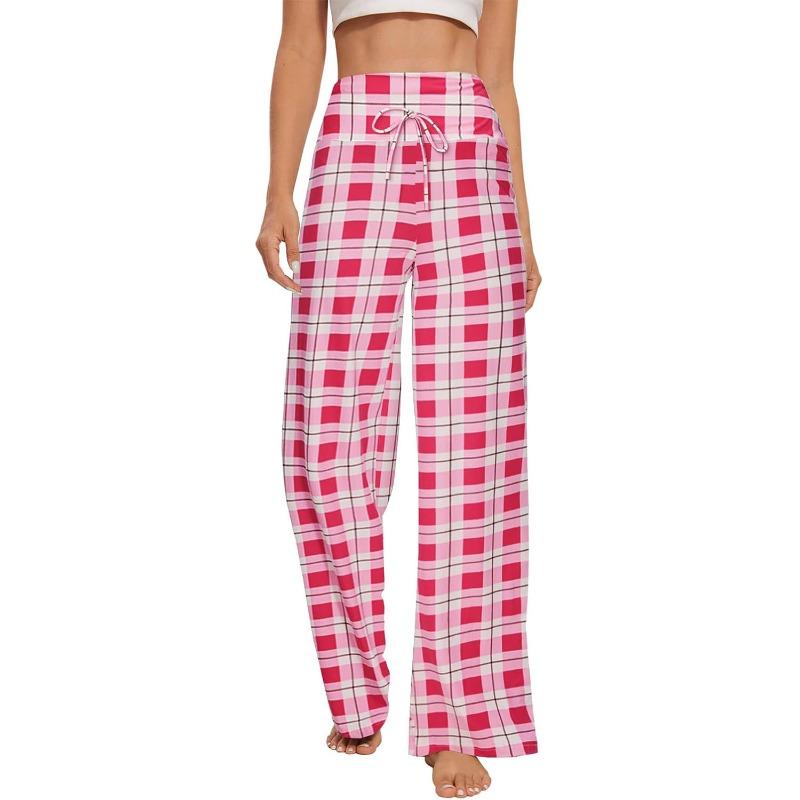 Skinny High-waisted Fitness Wide-leg Pants Zero-feeling Waist Drawstring Wide-leg Pants Fitness Sports Casual Trousers Women