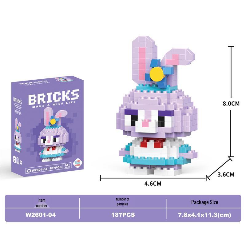 Santa Claus Micro Bricks Educational Toy - Compatible with LEGO, Building Blocks for Kids
