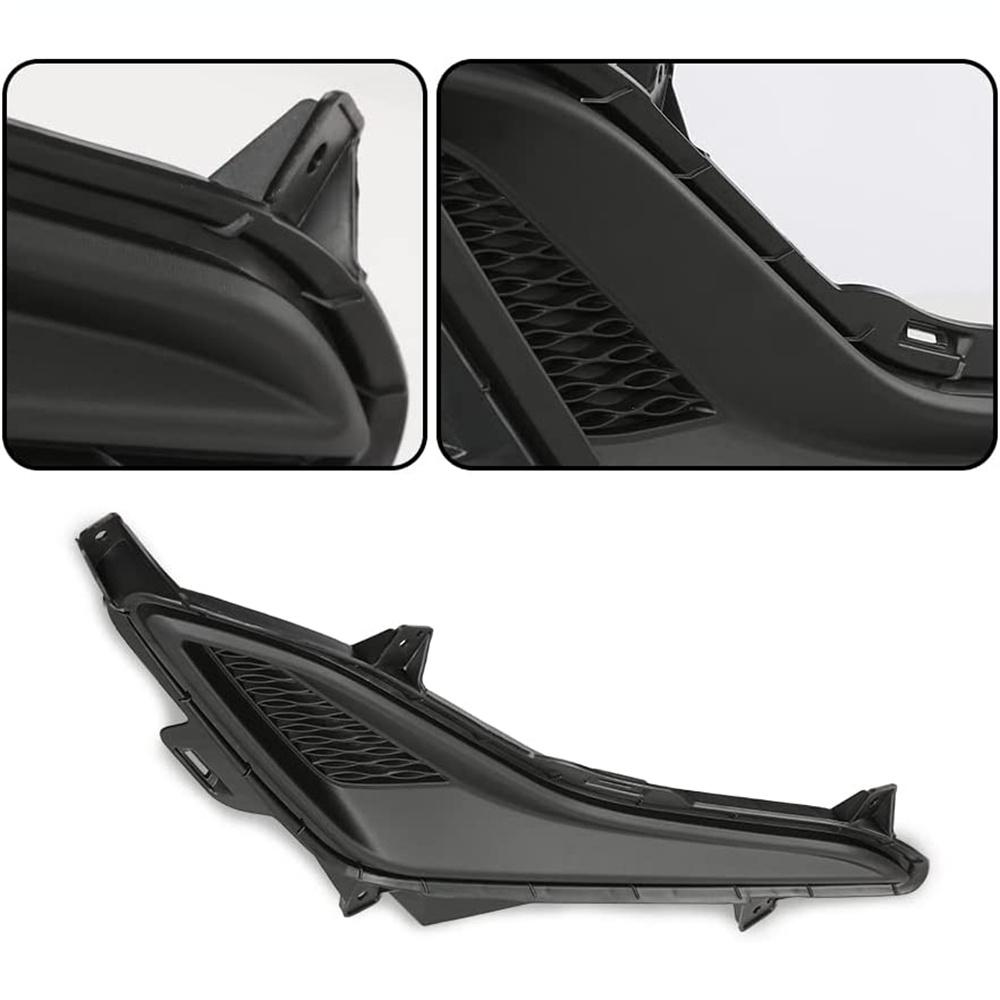 Set Of 2 Front Left And Right Fog Light Cover For 2014-2016 Hyundai Elantra