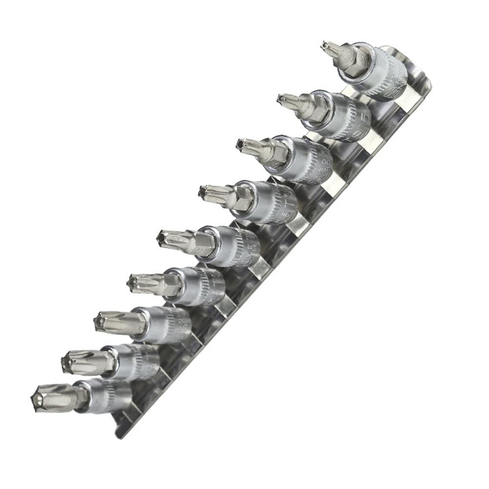 9 Stück/Set 5-Zack-Stern Torx Schraubendreher Bit 1/4 Zoll Antriebsaufnahme TS10-TS50 Handwerkzeuge Teile Zubehör