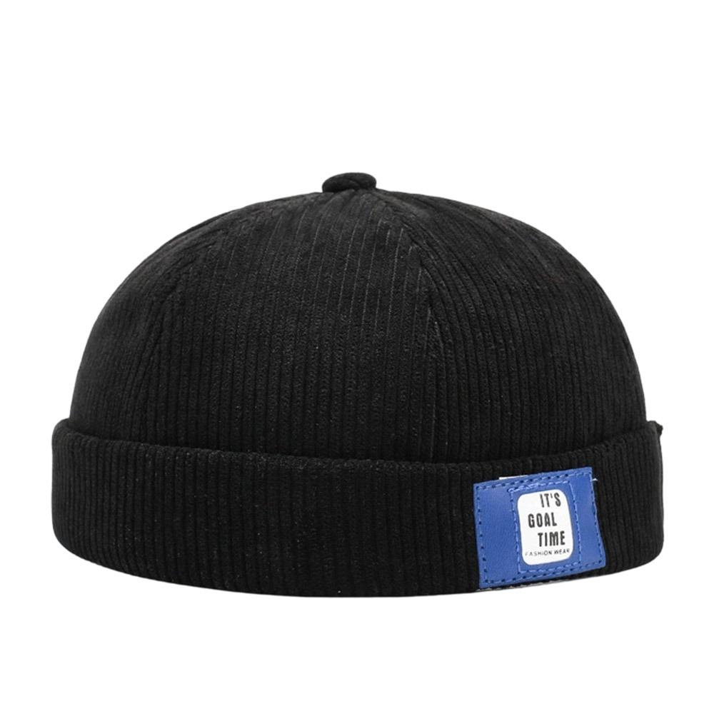 Corduroy Beanie Street Hat Hip Hop Skullcap Fashion Vintage Dome Hat  Outdoor