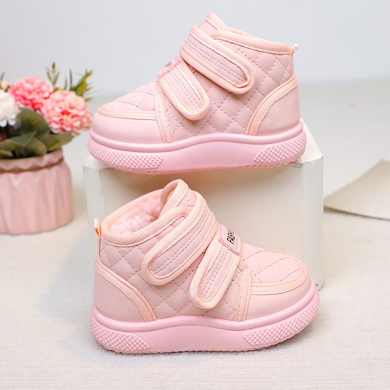 Girl Shoes 2024New Women Winter Boot with Velvet Warm Cotton Shoe Girl Sneakers Casual Ankle Boots Boy Shoe Versatile Snow Boots