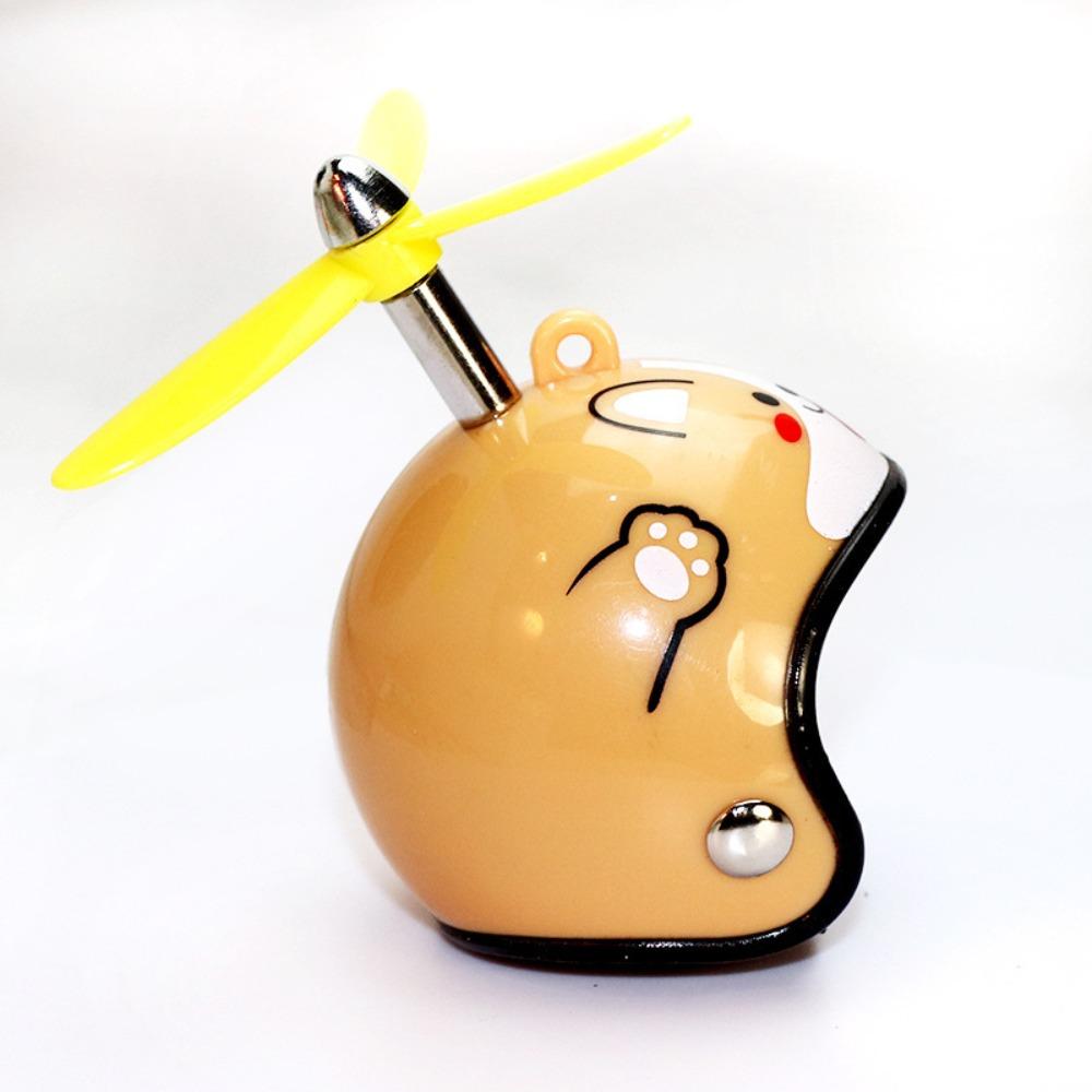 Sun Protection Pet Parrot Safety Helmet with Propeller Chicken Protective Hat  Small Pets Style D