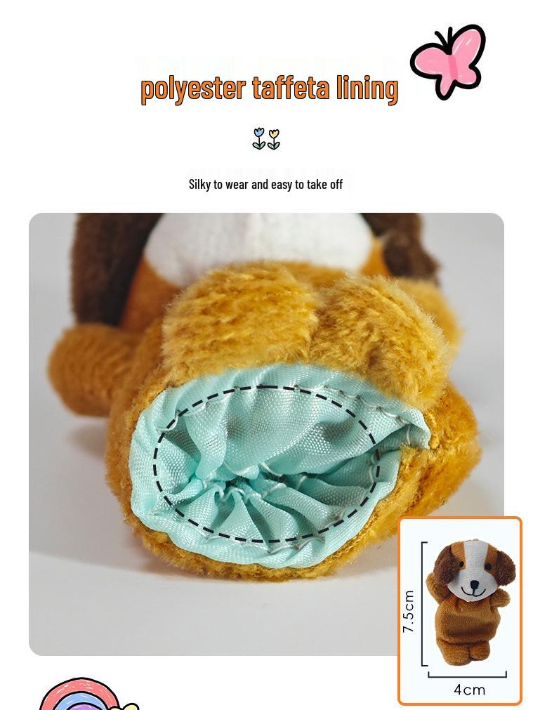 Animal Finger Puppet Display Rack for Kindergarten and Dollhouse Language Areas