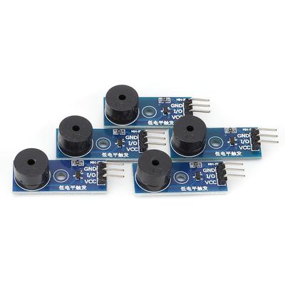 5 Pcs Passive Buzzer Module Low Level Trigger Sound Module 3.3 5V 3 Pin Control