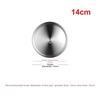 Universal Stainless Steel Lid Thickened Flat Design Round Pot Cover Rust Resistant Easy to Clean Food Fresh Keeping Lid