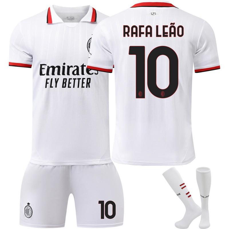 2526AC Away Football Uniform No. 9 Giroud 10 Leo Milan 11 Pulisic Jersey Set