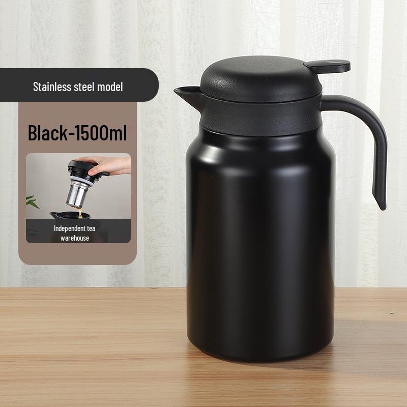 Large Capacity 304 Stainless Steel Insulated Tea Infuser Kettle for Home and Office