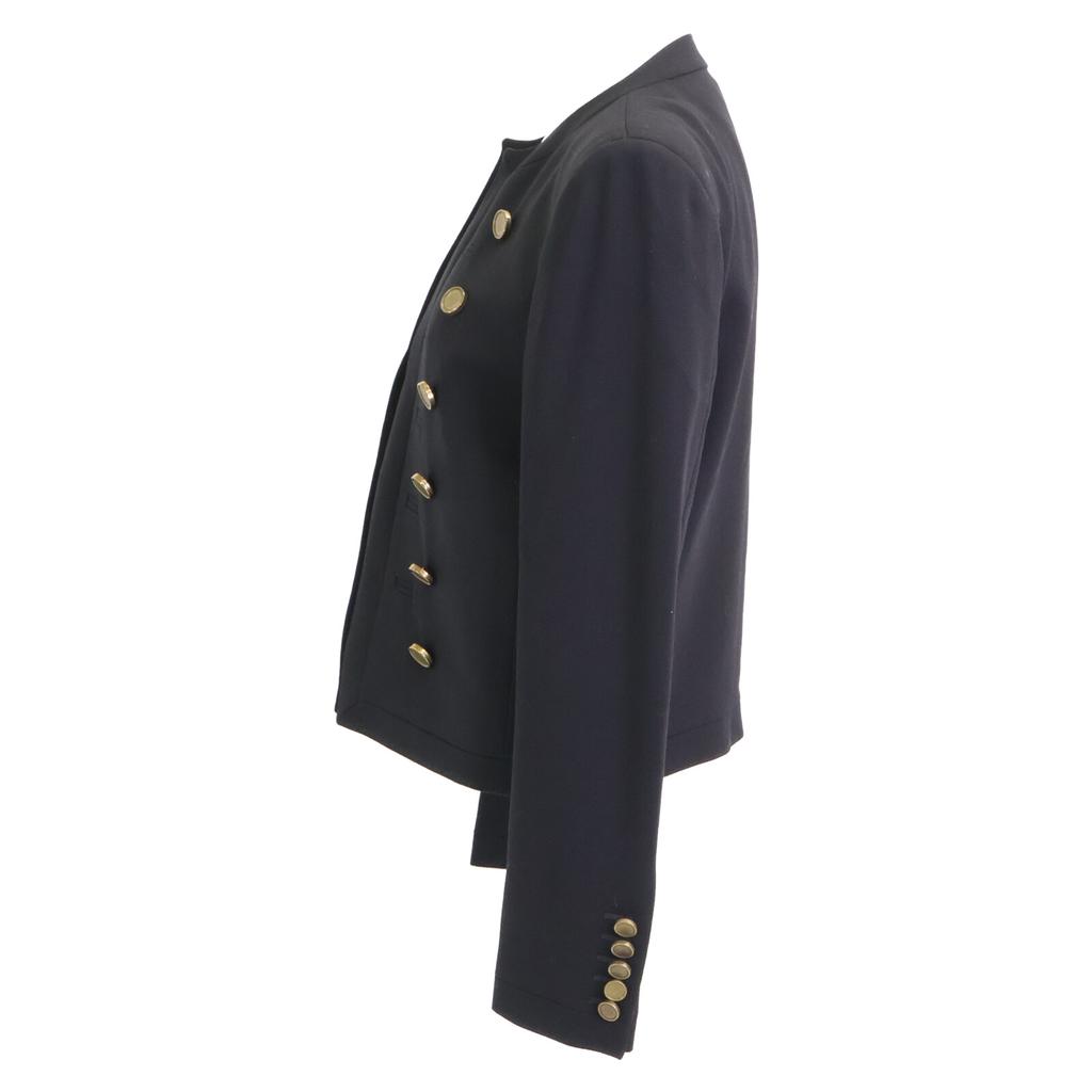 Saint Laurent Paris [Excellent Condition/Domestically Authorized] 321520 Eddie Era Gold Button Napoleon Jacket 38 blackUsed