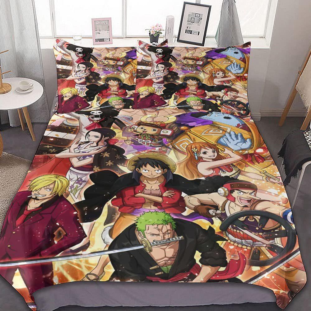Animation Soft And Comfortable Bedding Three-Piece Quilt Cover