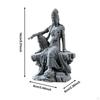 Avalokiteshvara Bodhisattva Statue Kuanyin Skulptur Einzelner Fuß auf Lotusbasis Mehrzweck Buddhistisch