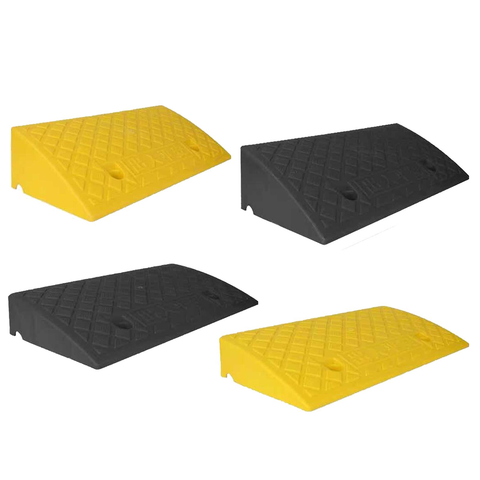 

Шаги в гору, лежачие полицейские, черный и желтый цвет, легкий пластиковый коврик для подножки для уличной парковки