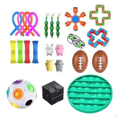24x Fidget Marbles Ball Braided Mesh