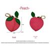 Fresh Style Leather Fruit Coin Purse Keychain Charm