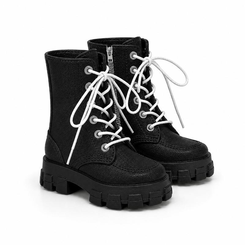 1/8 Scale Doll Shoes 1 Pair Fashion Cool OB22 Plastic High Ankle Boots for Kids Doll Play Collectible Gifts