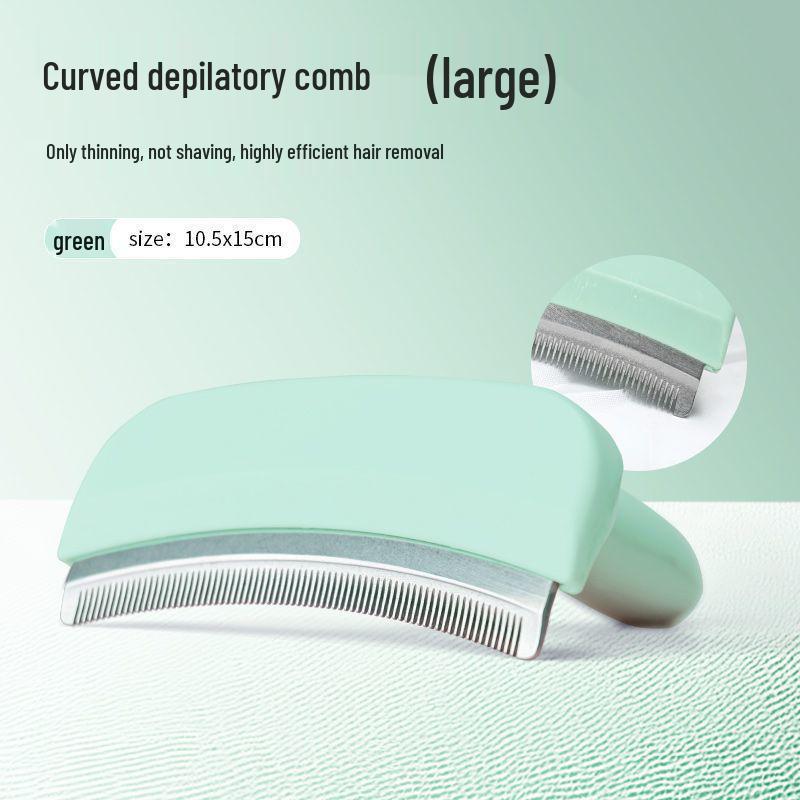 Pet Grooming De-shedding and Detangling Tool for Cats and Dogs