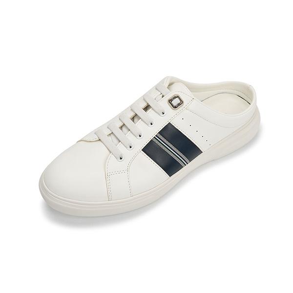 Mook Kint Webbing Sneaker Mules White 517513901Zy