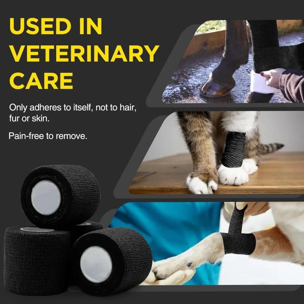 Athletic Wrap Tape Self Adhesive Elastic Bandage Elastoplast Sports Protector Knee Finger Ankle Palm Shoulder