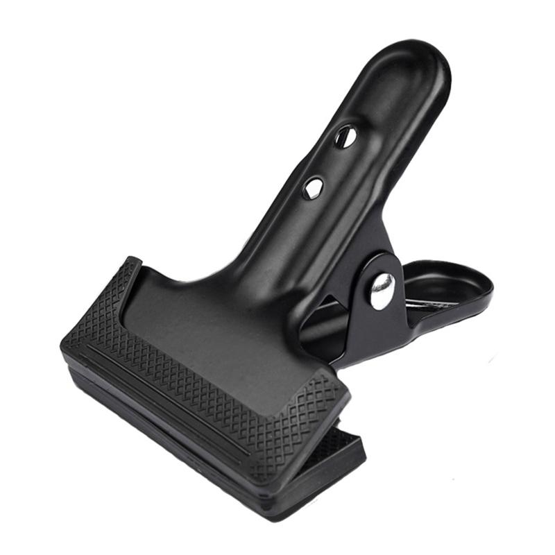 

Heavy Duty Metal Clip Photography Backdrop Clamps Background Support Holder with Rubber Protective Pad for Photography 1