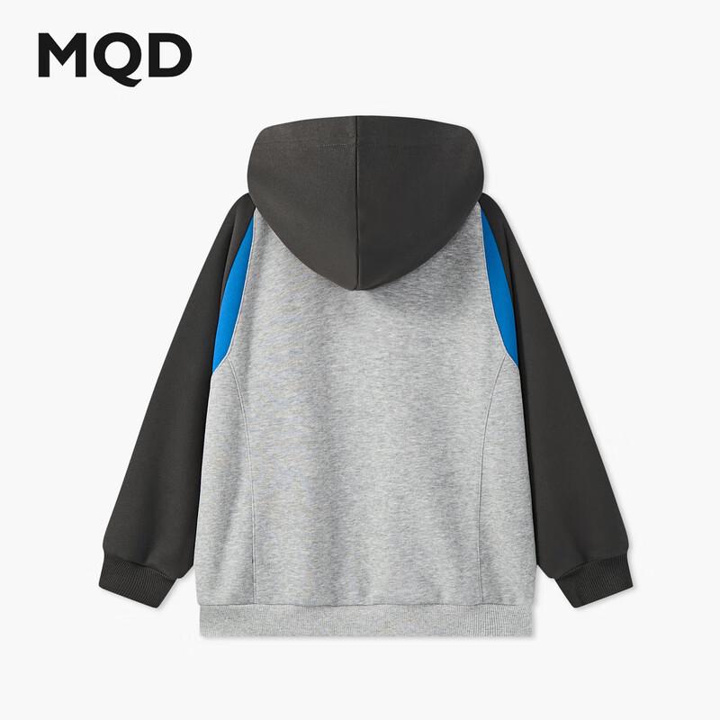 

MQD Boys Color Block Raglan Hooded Casual Jacket 110