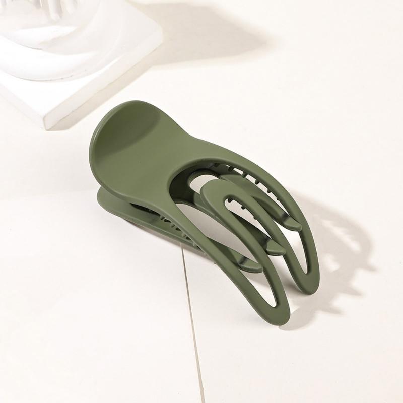 3PCS Matte Hair Clamp Strong Grip Barrettes Large Hair Claw Clip For Women Girl Thin Fine Hair Styling Accessories