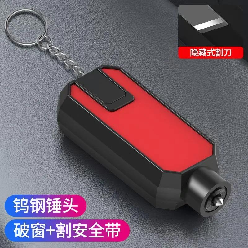 Automontierter multifunktionaler Autoglas-Notausschalter, Fensterausbruchhammer, Fensterausbruch-Notausschalter