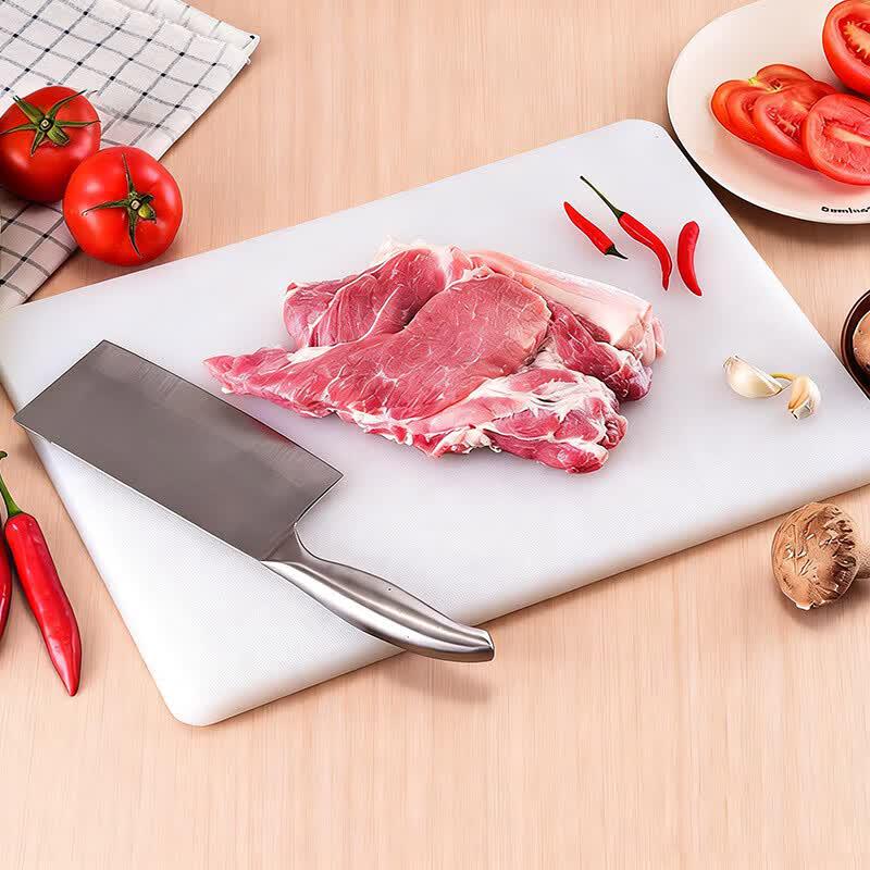 Red Rectangular PE Chopping Board with Handle