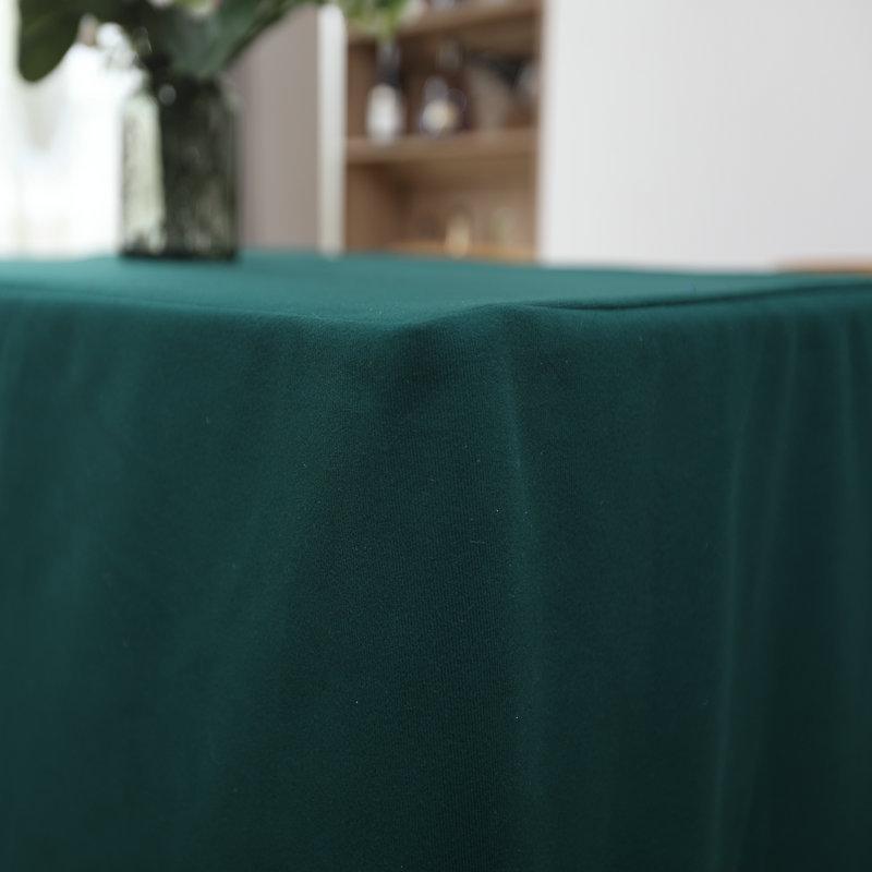 Maßgefertigte Konferenztischdecke, Verdickte Konferenztischdecke, Schlammtischdecke, Konferenztischrock, Tischrock, Dunkelgrün Königsblau