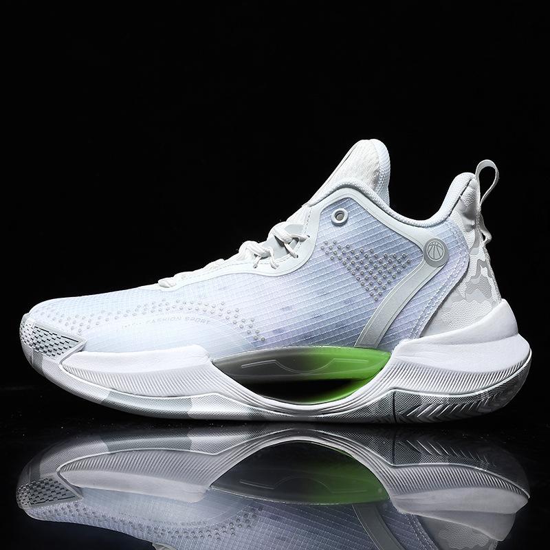 Reibungsgeräusch Teenager leuchtend echt Basketballschuhe Herren 2025 Frühling neu verschleißfest und rutschfest Paar Sportschuhe