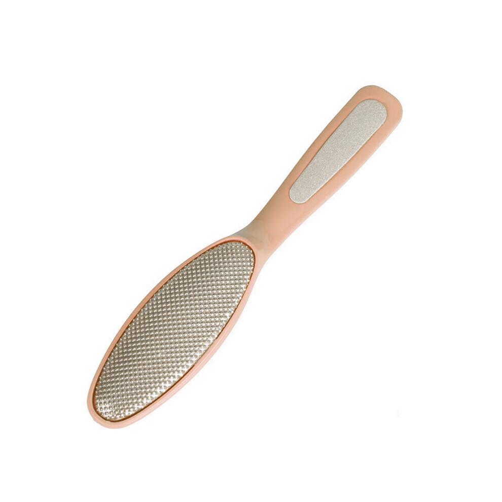 (Pink) Stainless Steel Foot File & Callus Remover Tool
