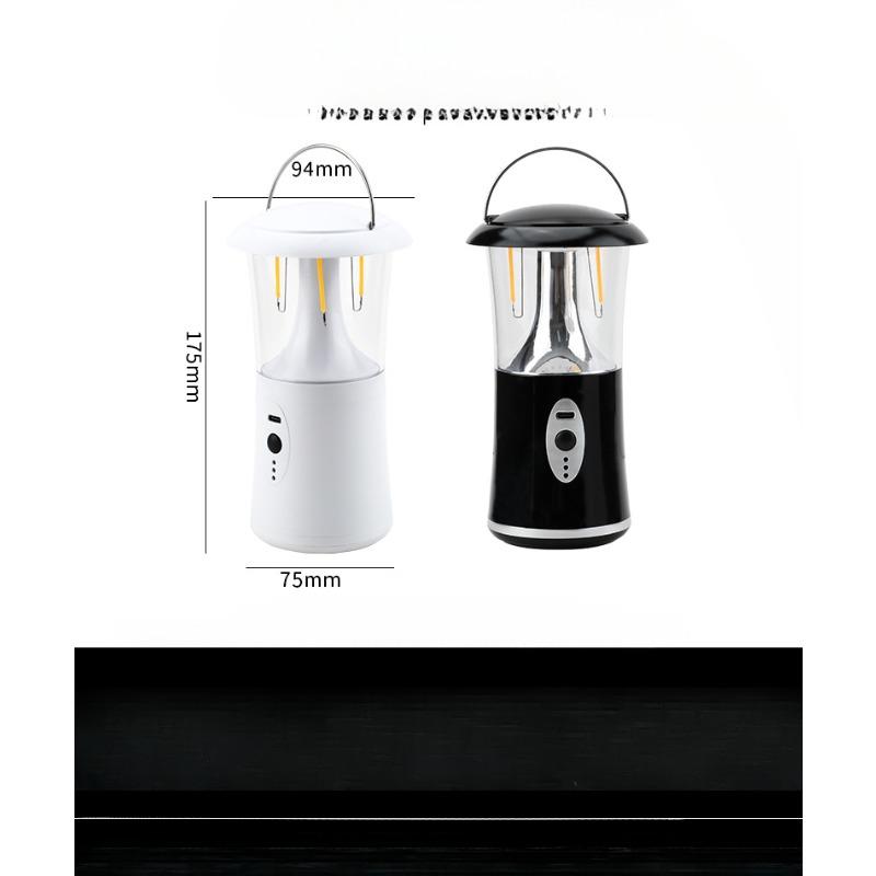 

Вольфрамовый светильник для кемпинга, уличный светильник для палатки, портативный многофункциональный светодиодный ретро-светильник для кемпинга бежевый