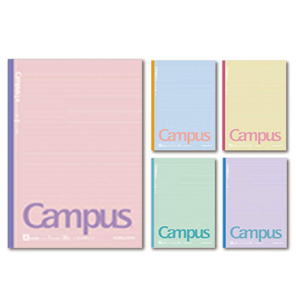 

KOKUYO Note Campus Note Limited B5 Dotted B Ruled Cotton Color 5 Book Pack No-3CBTN-L31X5