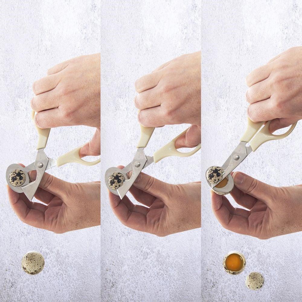 Stainless Steel Quail Egg Scissors Cutter 14.5cm